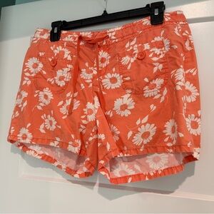 GAP Floral Orange Women's Shorts-Size 6